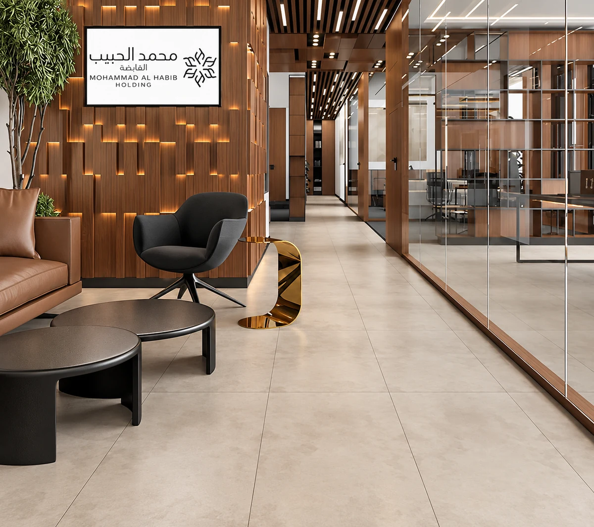 Workplace fit-out by Tools Icon — AL HABEEB HQ, Riyadh