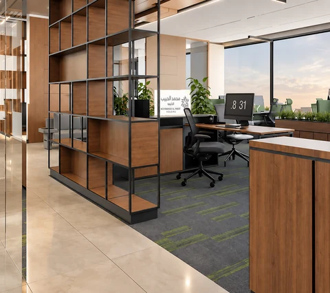 AL HABEEB HQ — Workplace fit-out by Tools Icon in Riyadh, photograph 4