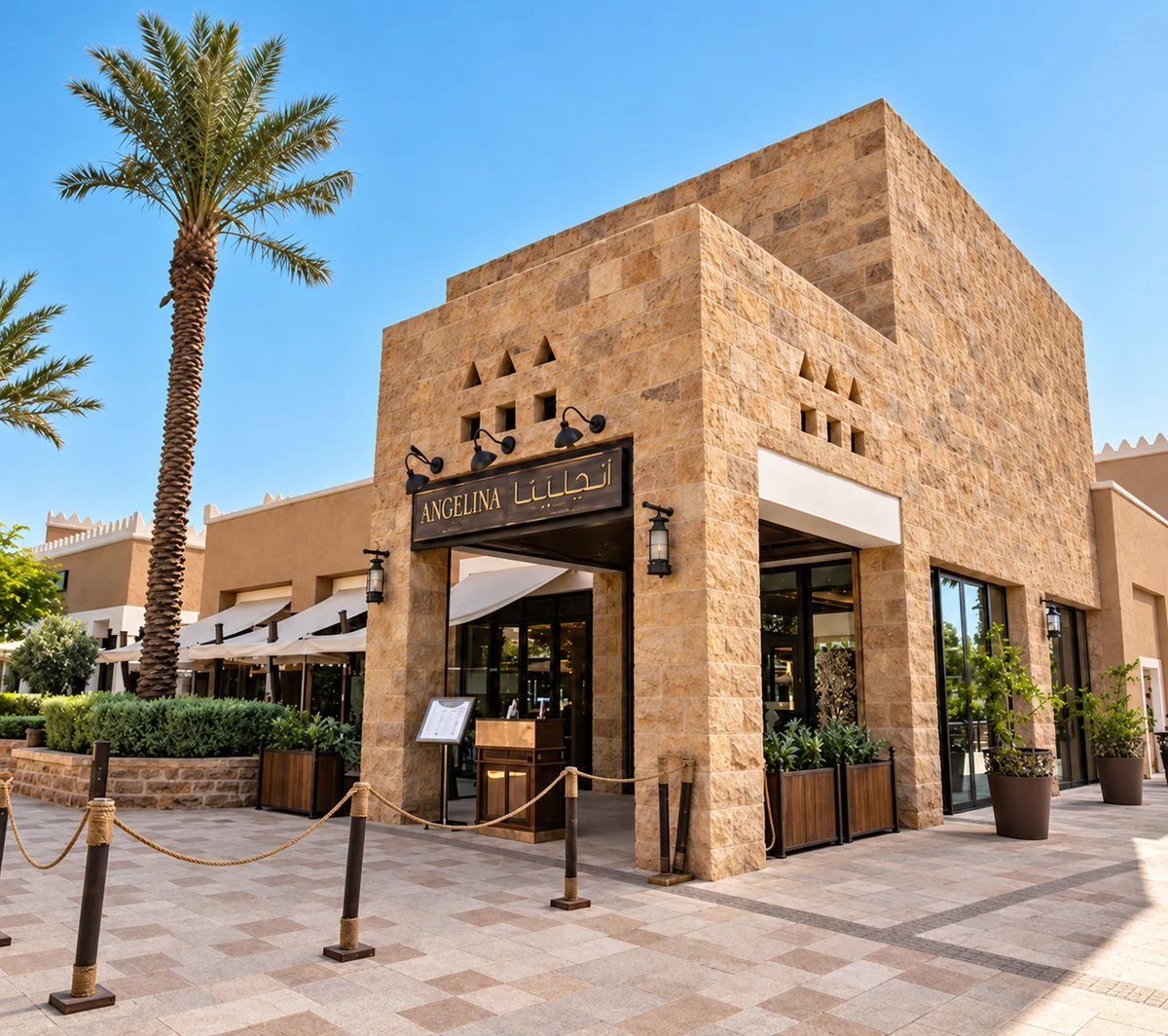 Restaurants fit-out by Tools Icon — ANGELINA, Riyadh