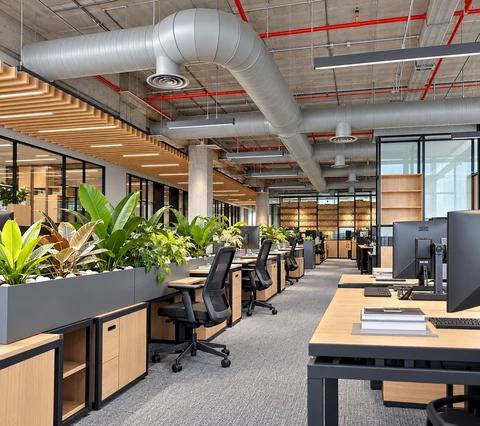 HAMAT OFFICES — Workplace fit-out by Tools Icon in Riyadh, photograph 4
