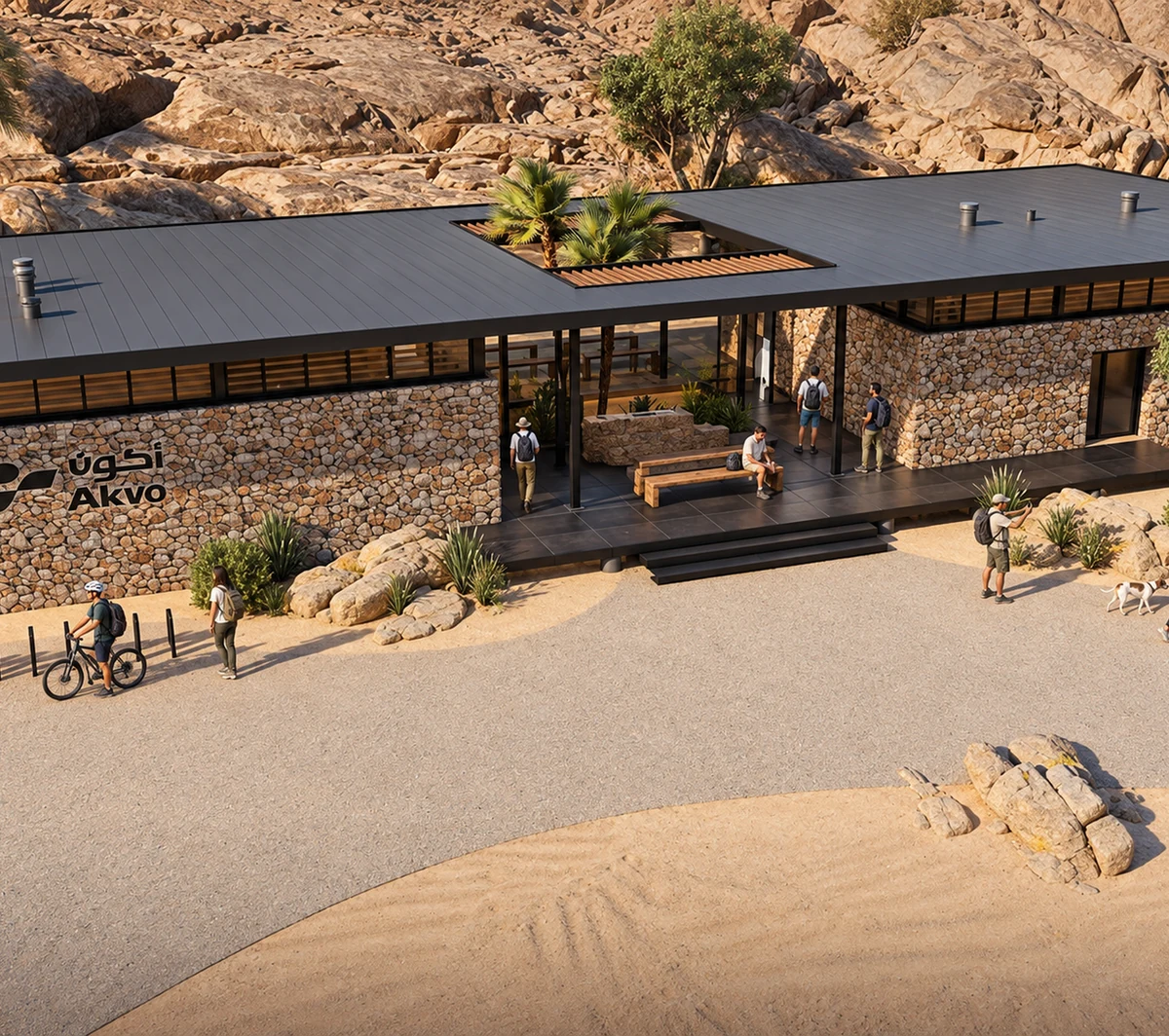 HIKING TRAILHEAD — Real Estate fit-out by Tools Icon in Red Sea