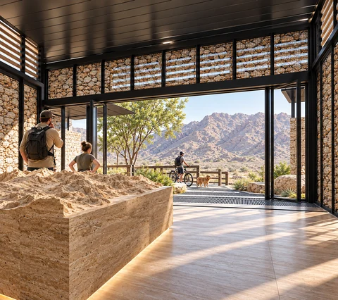 HIKING TRAILHEAD — Real Estate fit-out by Tools Icon in Red Sea, photograph 3